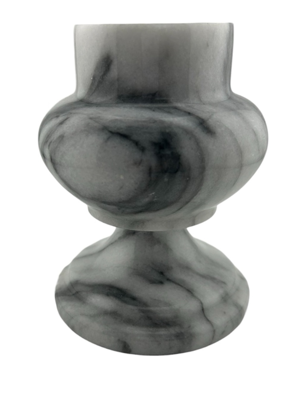 Marble Gray Decorative Accent candle Holder
